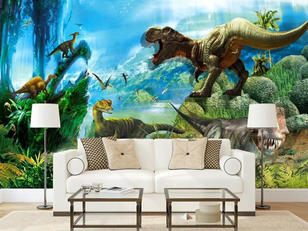 Dinosaurios en selva azul — interior 1