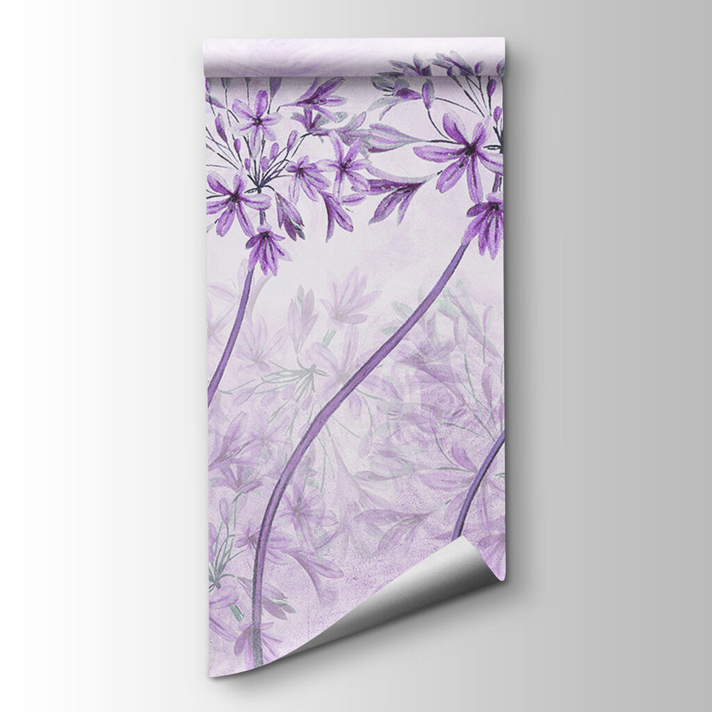 Flores redondas con mariposas — vista del producto
