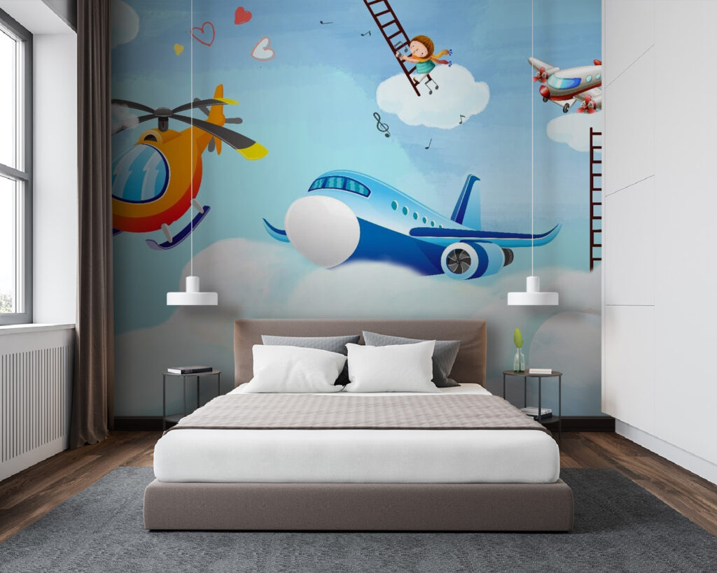 Aviones entre nubes — interior 2