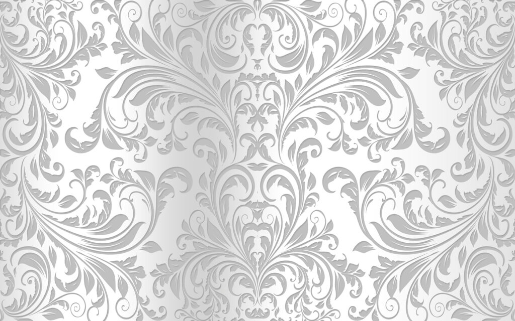 Volutas grises ornamentales — diseño completo