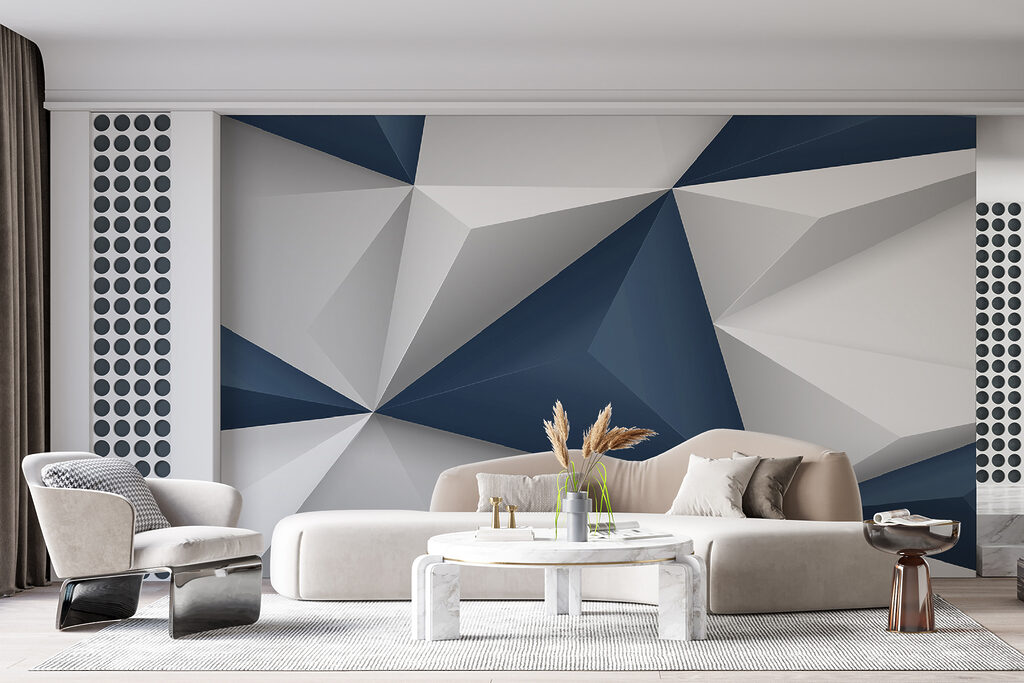 Facetas azules y blancas — interior 2