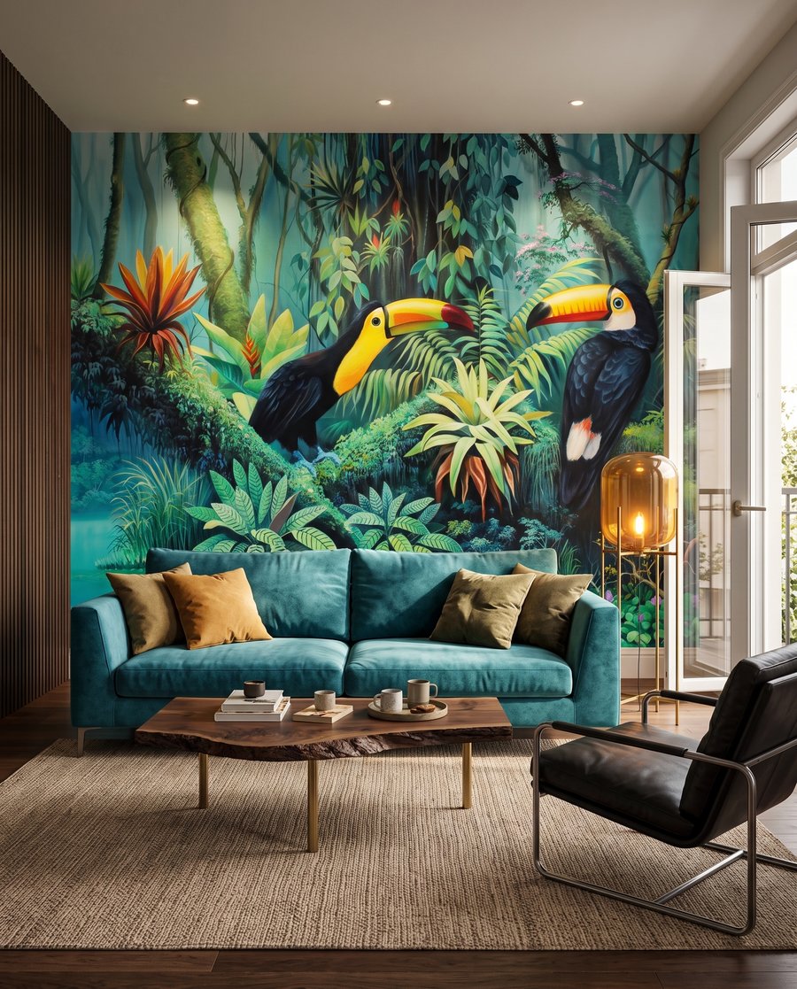 Tucanes junto al agua — interior 3