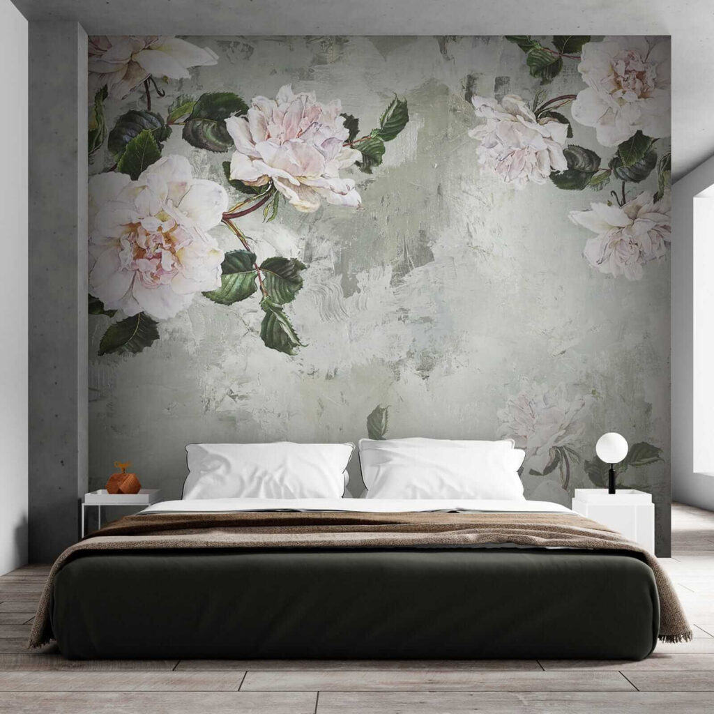 Flores claras en ramas — interior 2