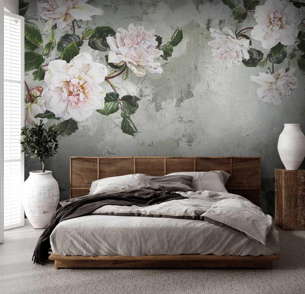 Flores claras en ramas — interior 3