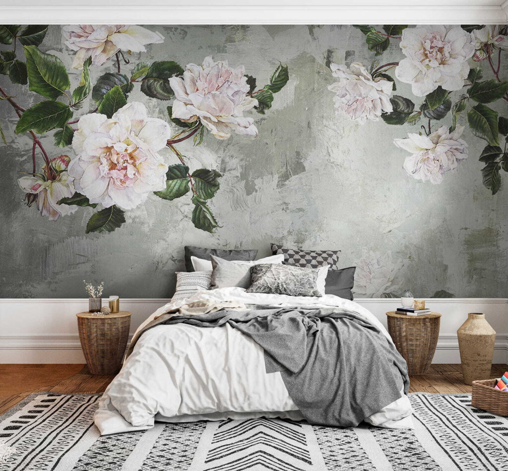 Flores claras en ramas — interior 1