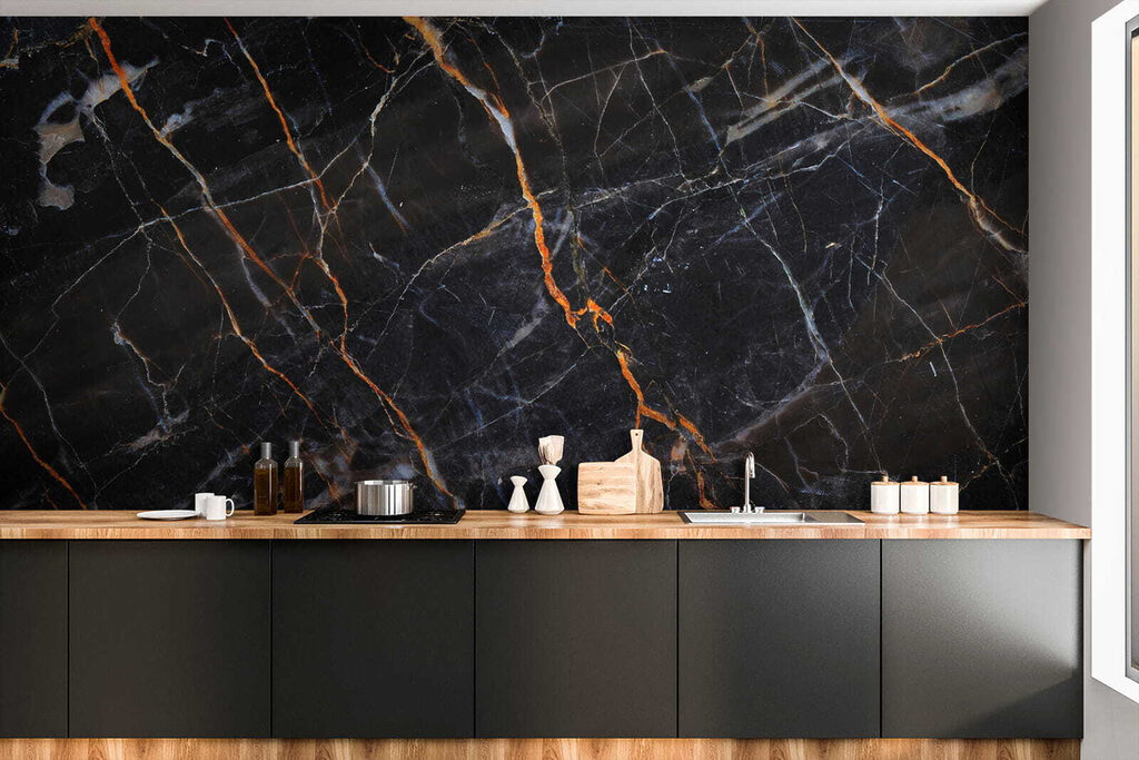 Vetas cobrizas sobre negro — interior 11