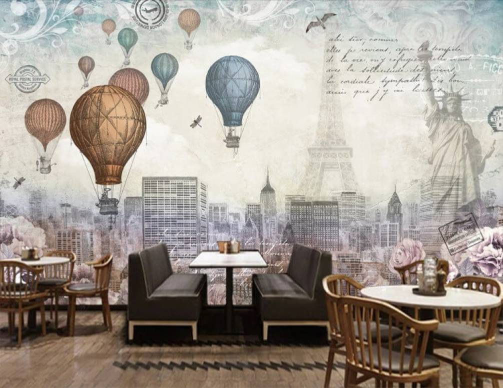 Globos sobre la ciudad — interior 1