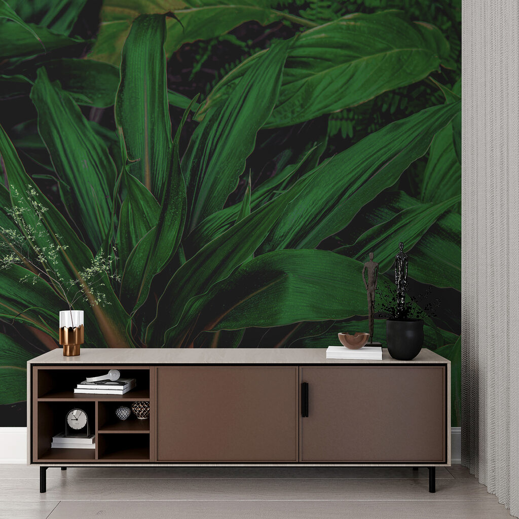 Hojas verde oscuro — interior 11