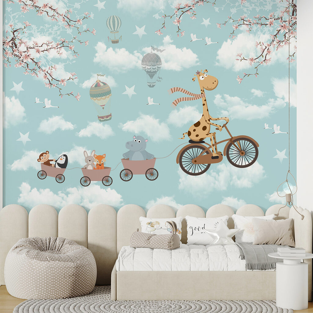 Jirafa en bici — interior 2