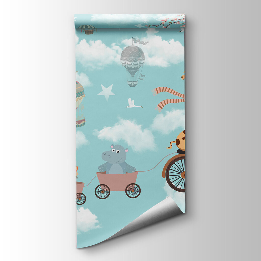 Jirafa en bici — vista del producto