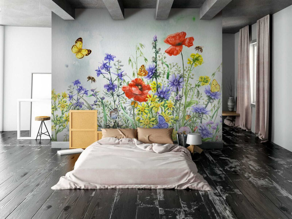 Campo de flores coloridas — interior 2