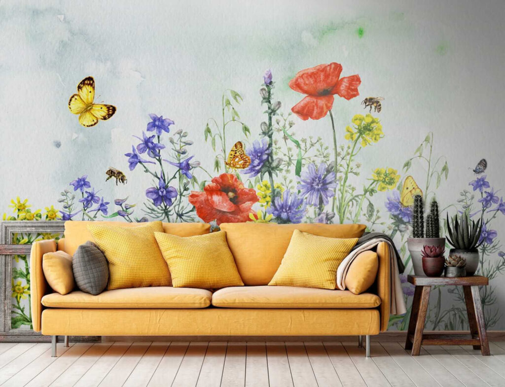 Campo de flores coloridas — interior 4