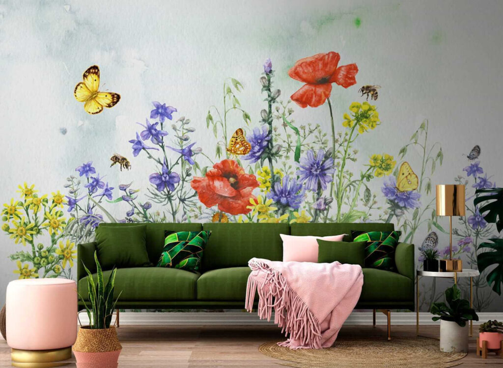 Campo de flores coloridas — interior 6