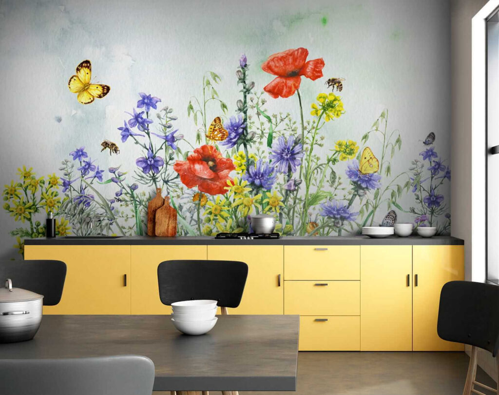 Campo de flores coloridas — interior 8