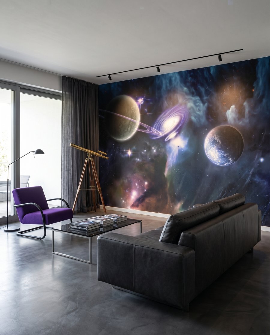 Universo en azul violeta — interior 2