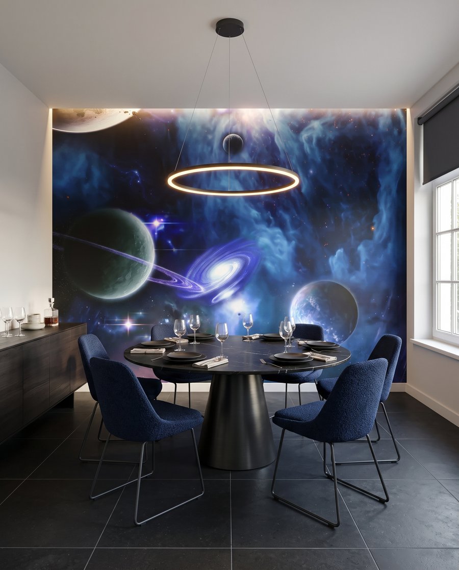 Universo en azul violeta — interior 4