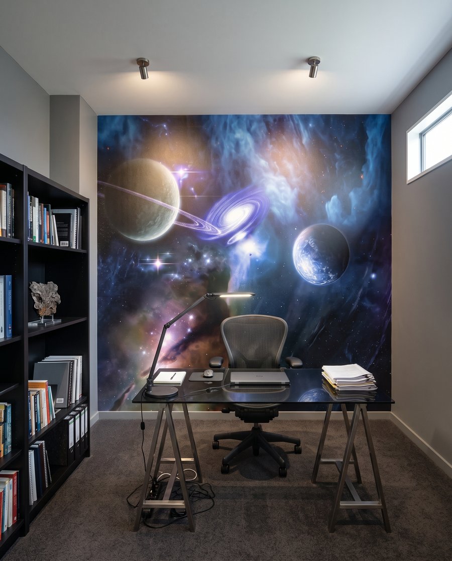 Universo en azul violeta — interior 5