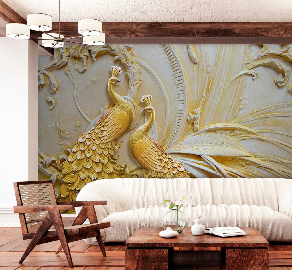 Pavos reales dorados — interior 6