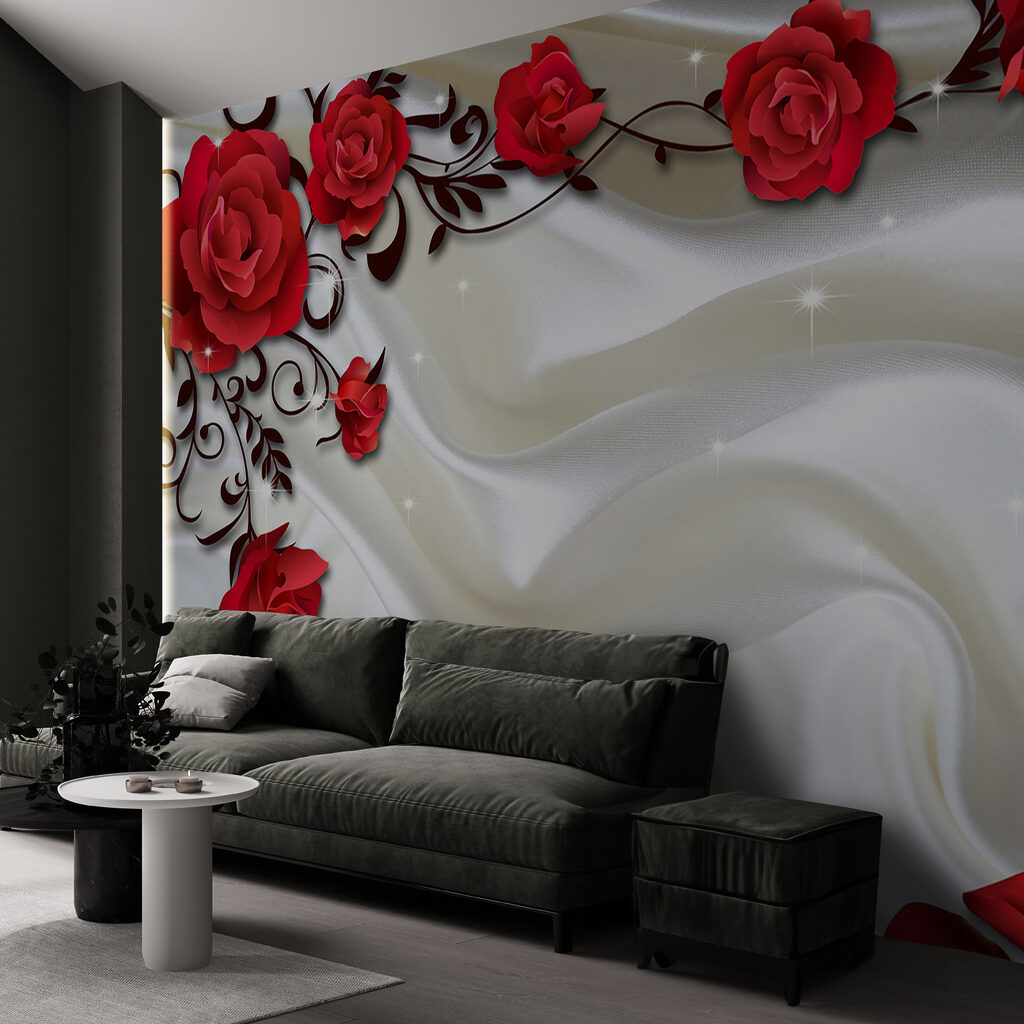 Rosas rojas y pliegues — interior 6