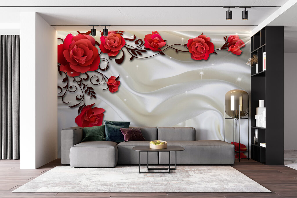 Rosas rojas y pliegues — interior 7