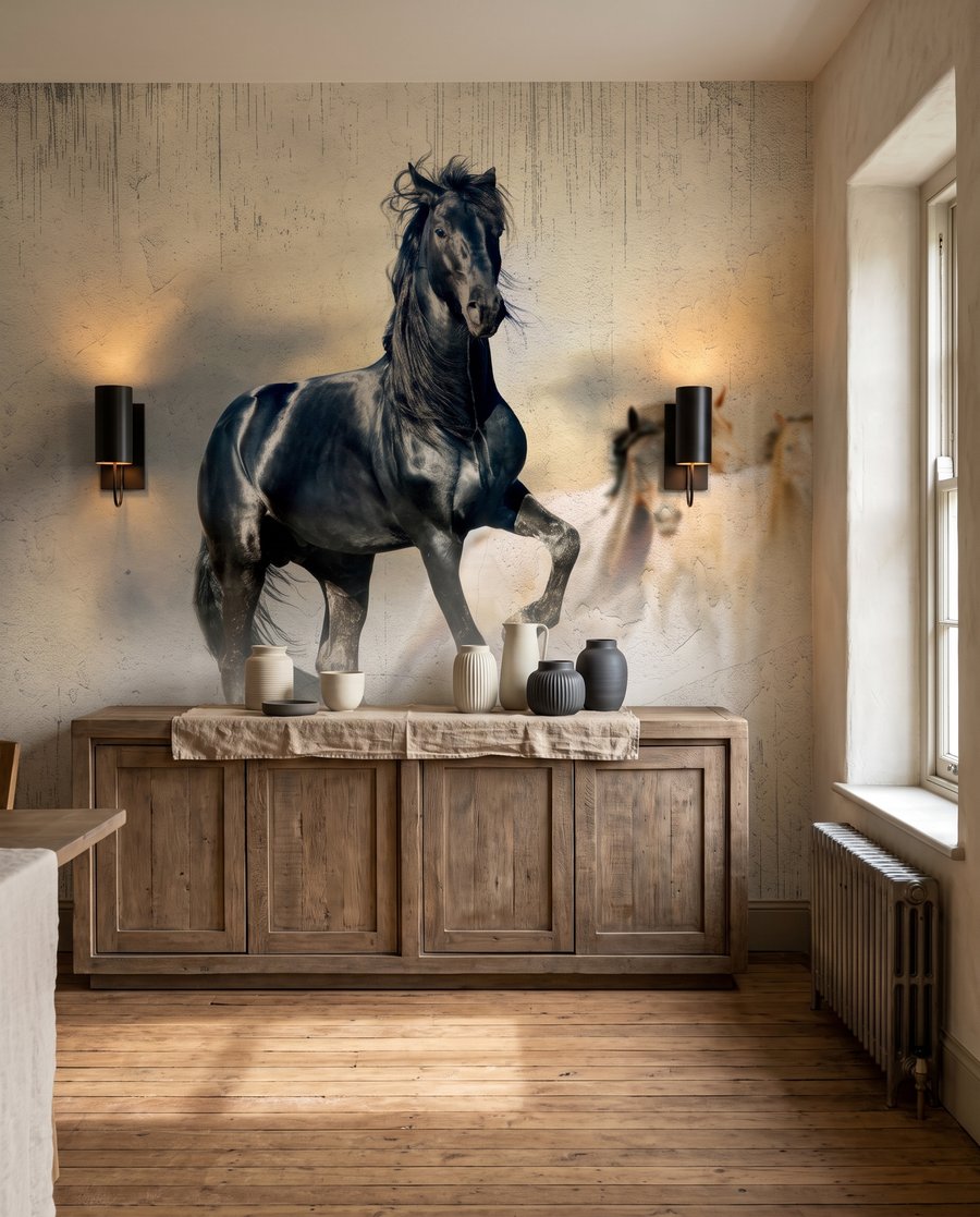 Caballos en la luz — interior 7