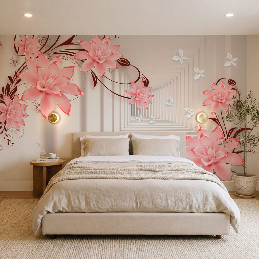 Flores en un pasillo — interior 1