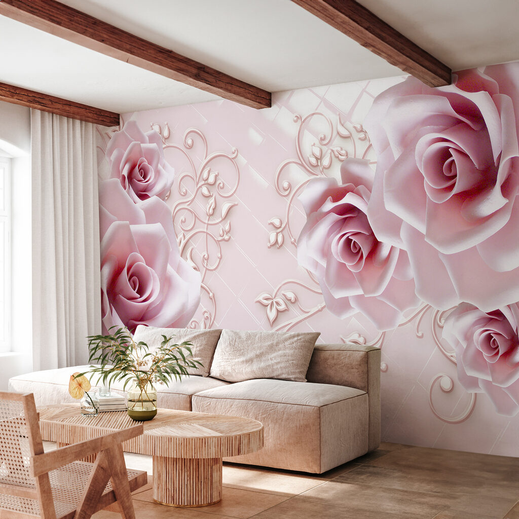 Rosas en tonos rosados — interior 6