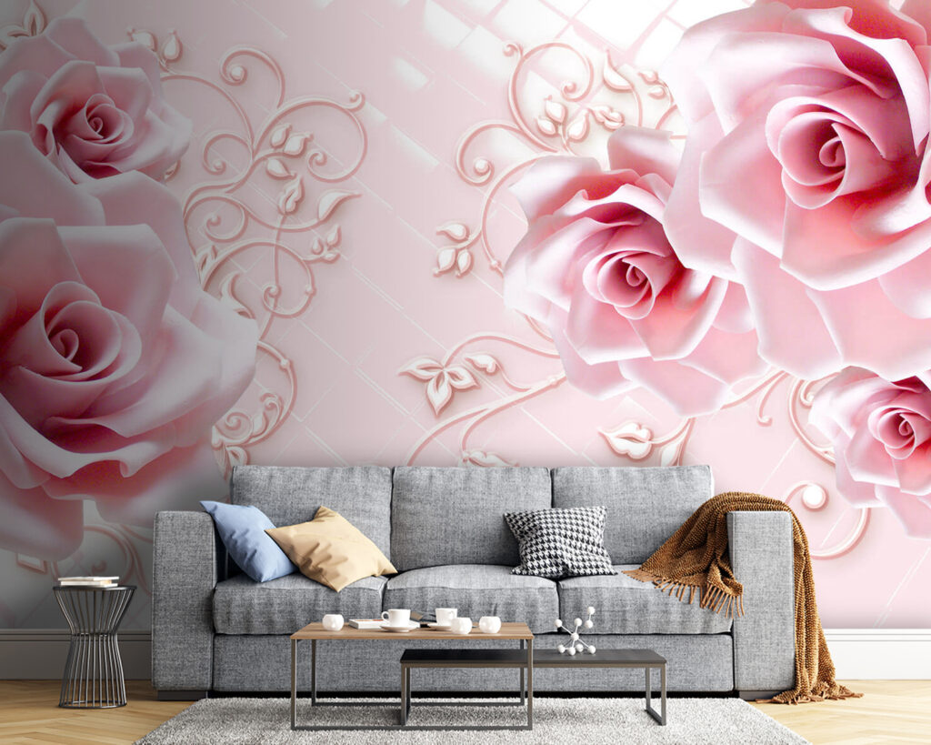 Rosas en tonos rosados — interior 4