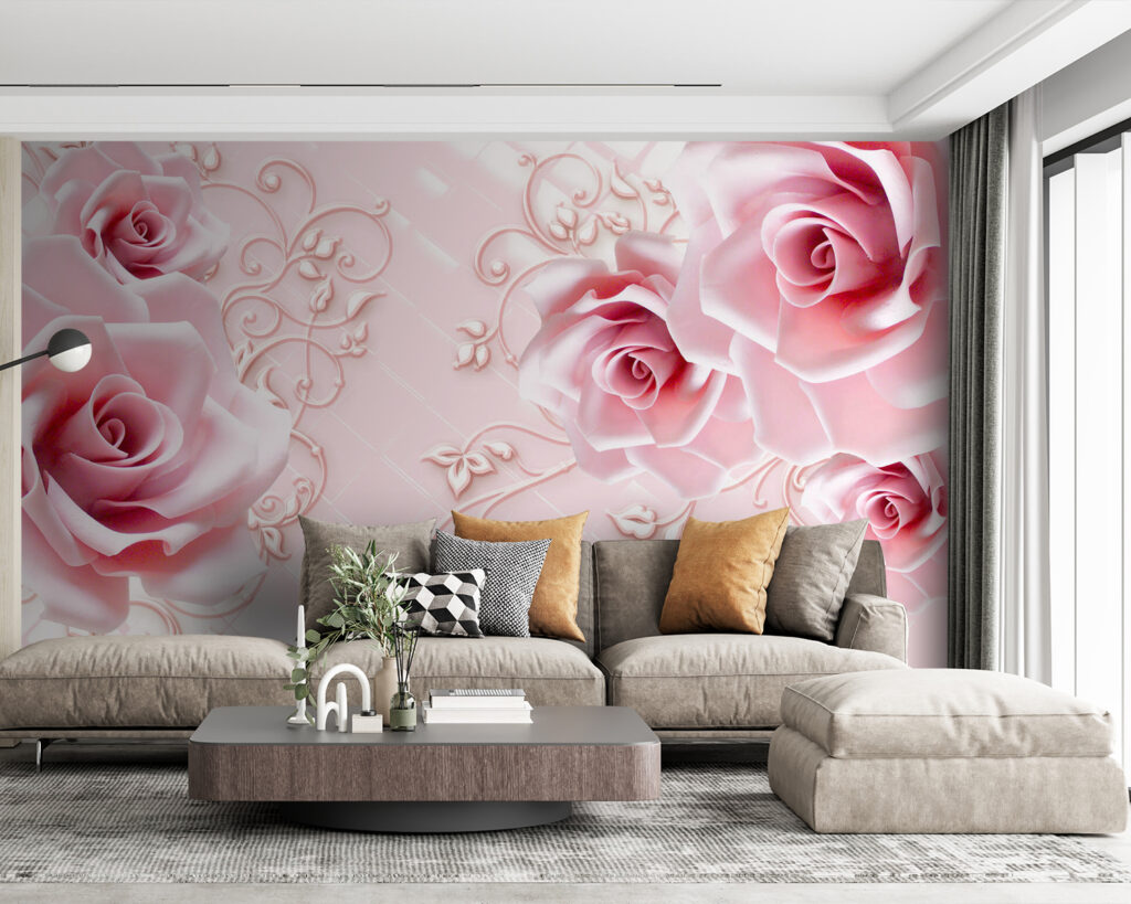 Rosas en tonos rosados — interior 5