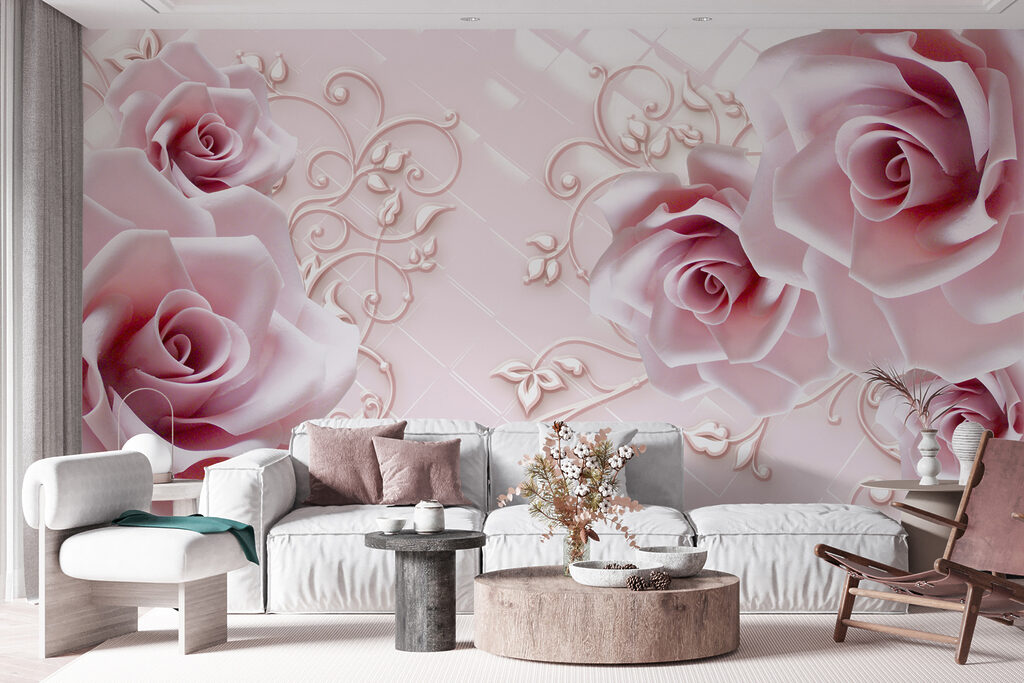 Rosas en tonos rosados — interior 7