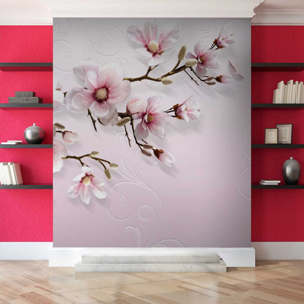 Magnolia sobre rosa suave — interior 7