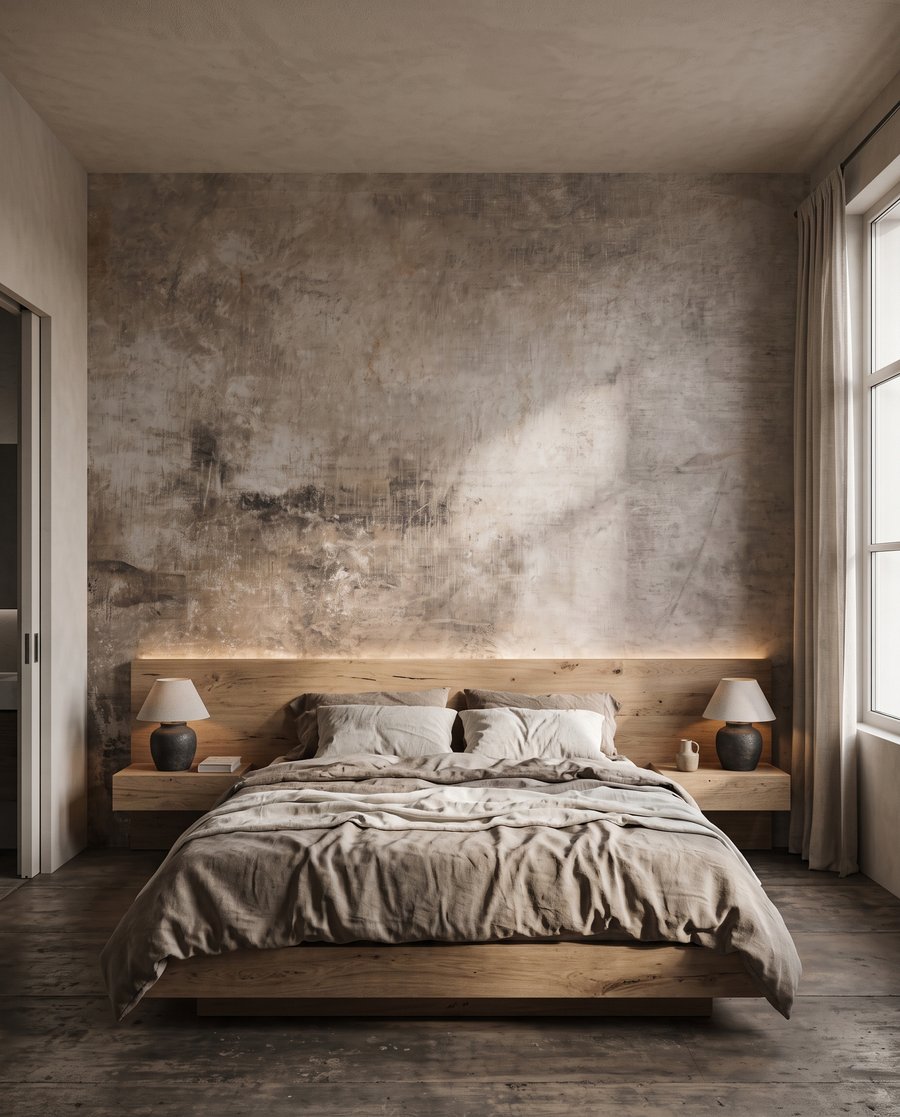 Pintura desgastada en nubes — interior 2
