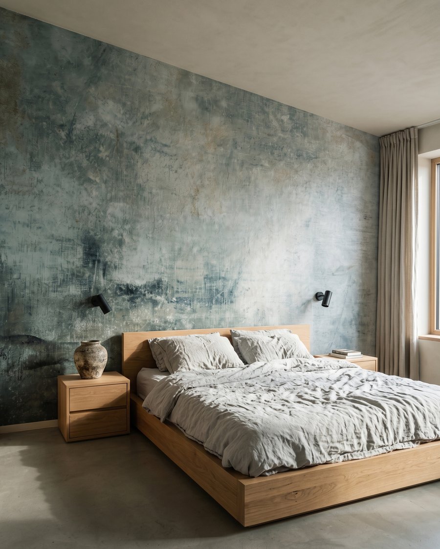 Pintura desgastada en nubes — interior 2