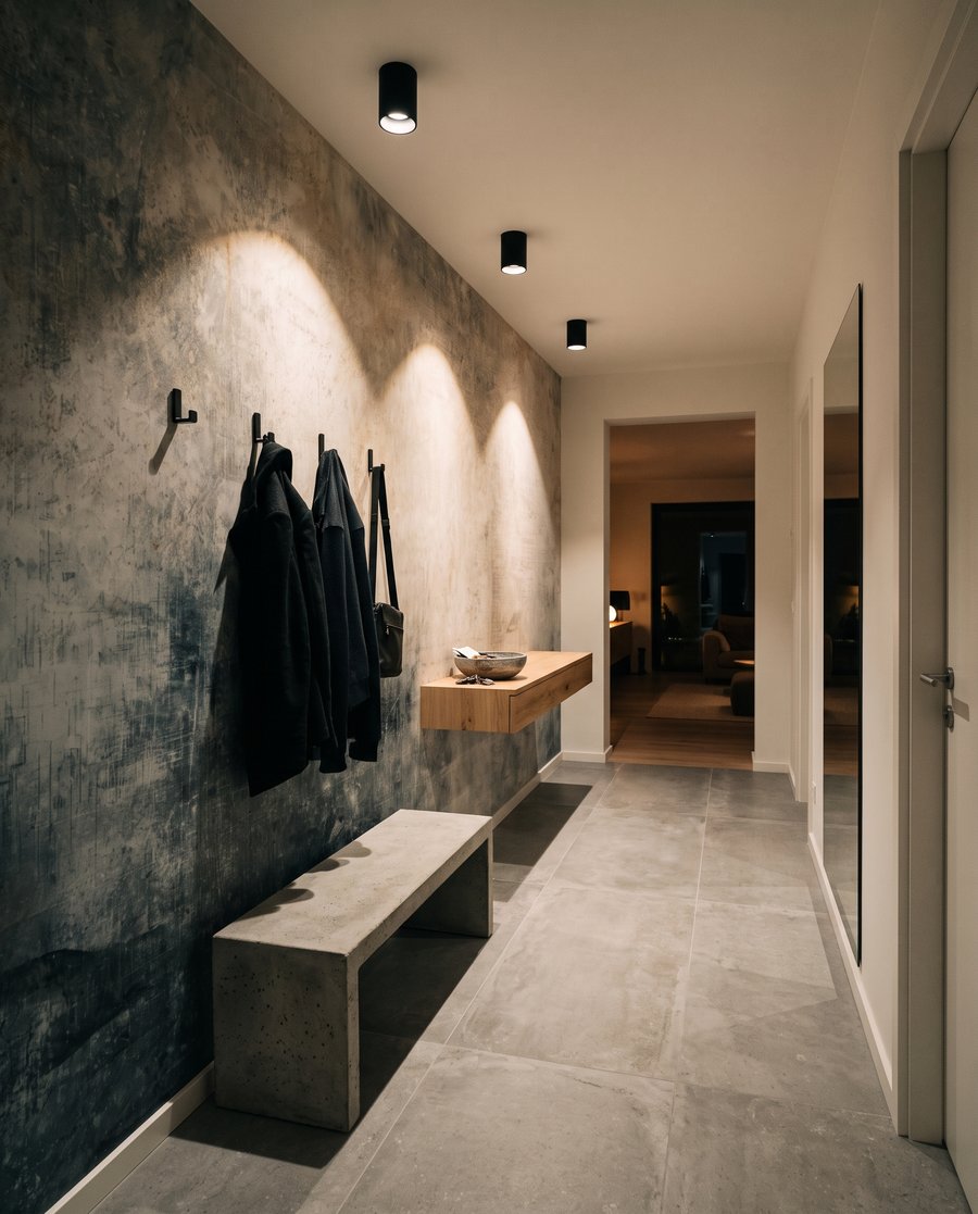 Pintura desgastada en nubes — interior 4