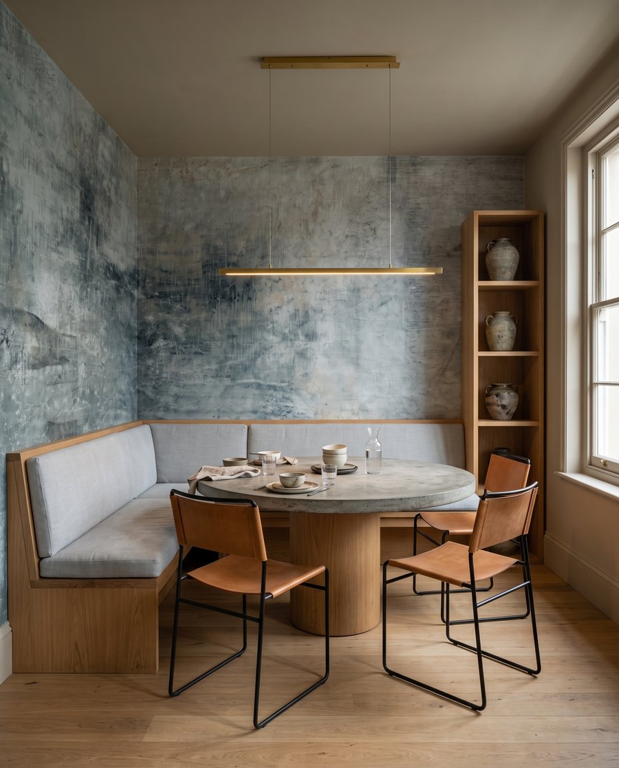 Pintura desgastada en nubes — interior 6