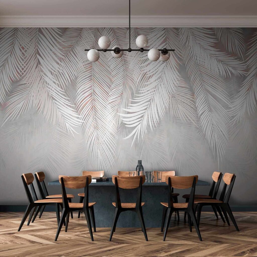 Palmas colgantes en capas — interior 13