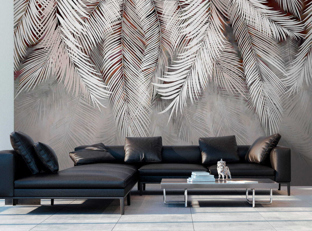 Palmas colgantes en capas — interior 1