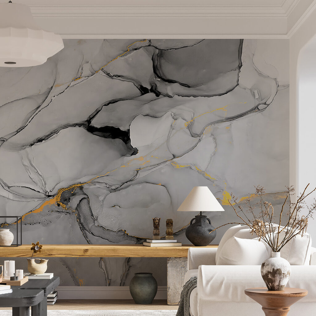 Vetas doradas en gris — interior 7