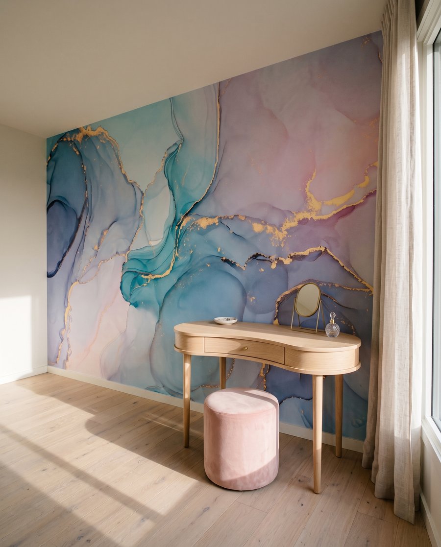 Charcos azules y dorados — interior 3