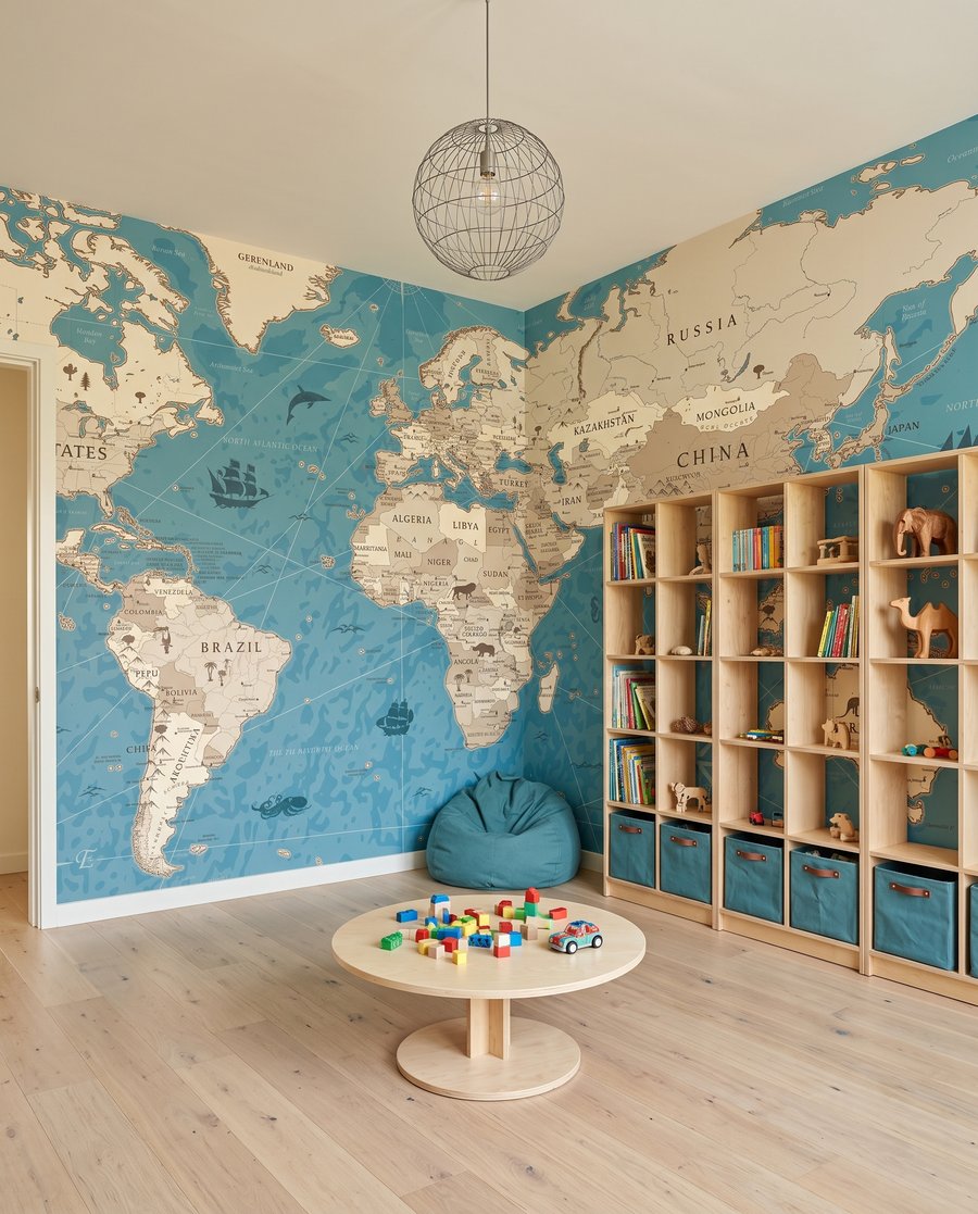 Mapa del mundo — interior 2