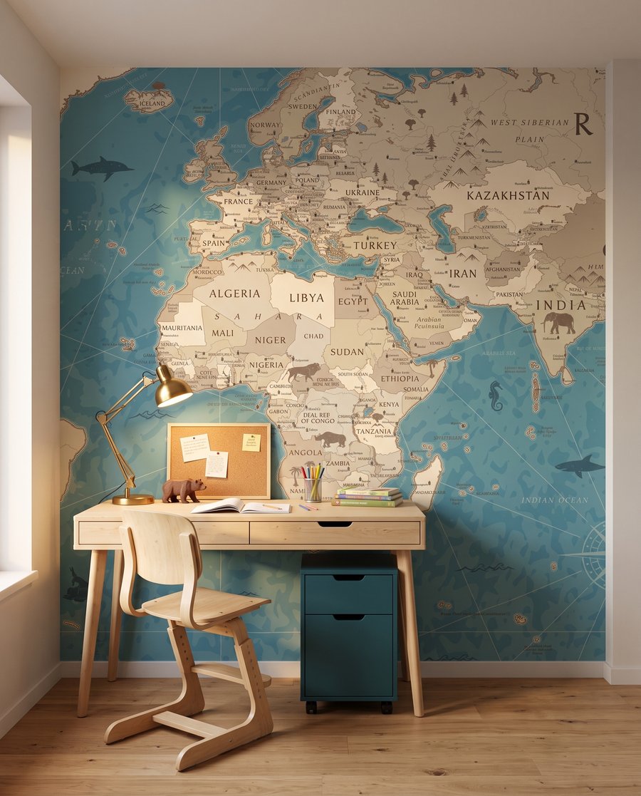 Mapa del mundo — interior 3
