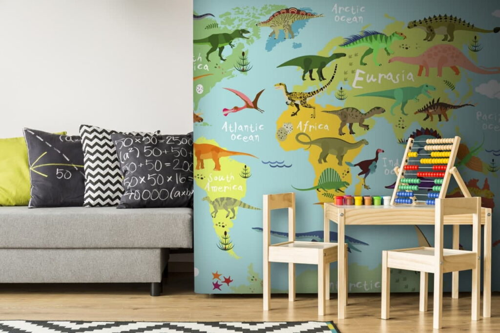 Mapa de dinosaurios — interior 2