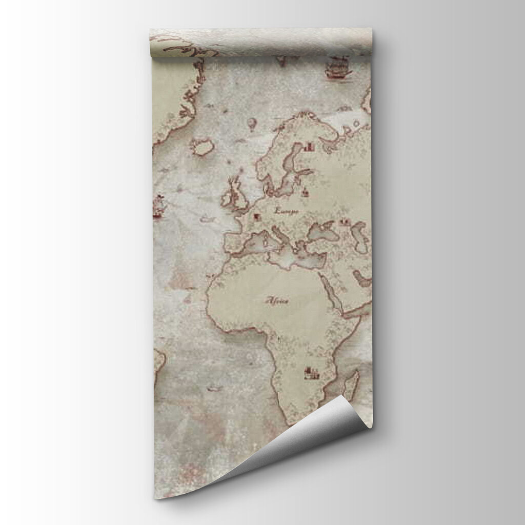 Mapa antiguo en arena — vista del producto