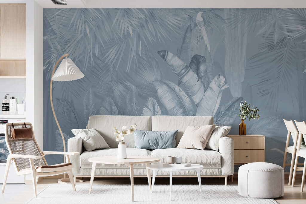 Hojas tropicales y aves — interior 6