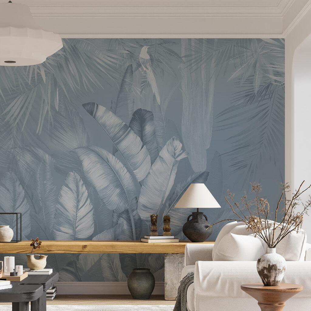 Hojas tropicales y aves — interior 7
