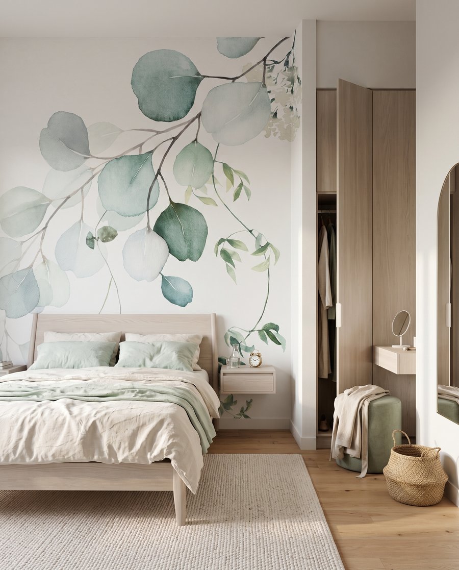 Ramita en verde agua — interior 2