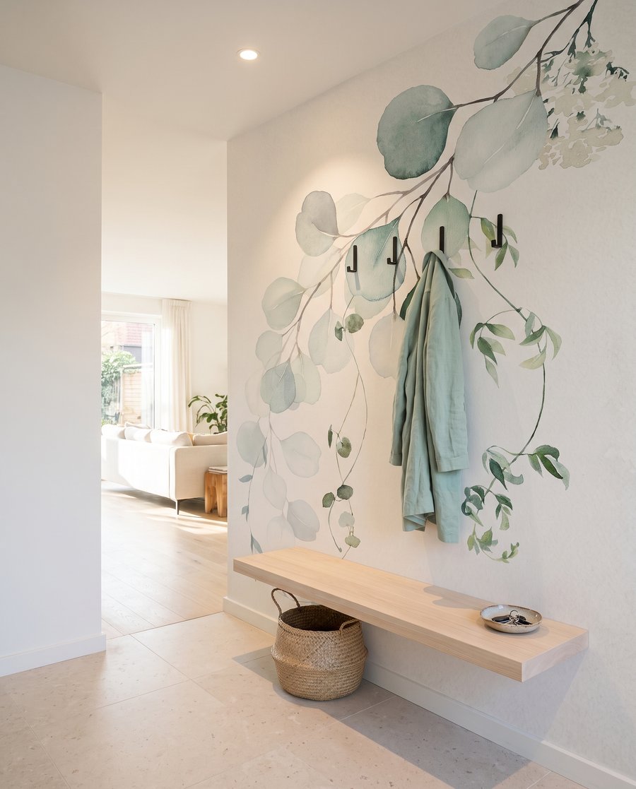 Ramita en verde agua — interior 3
