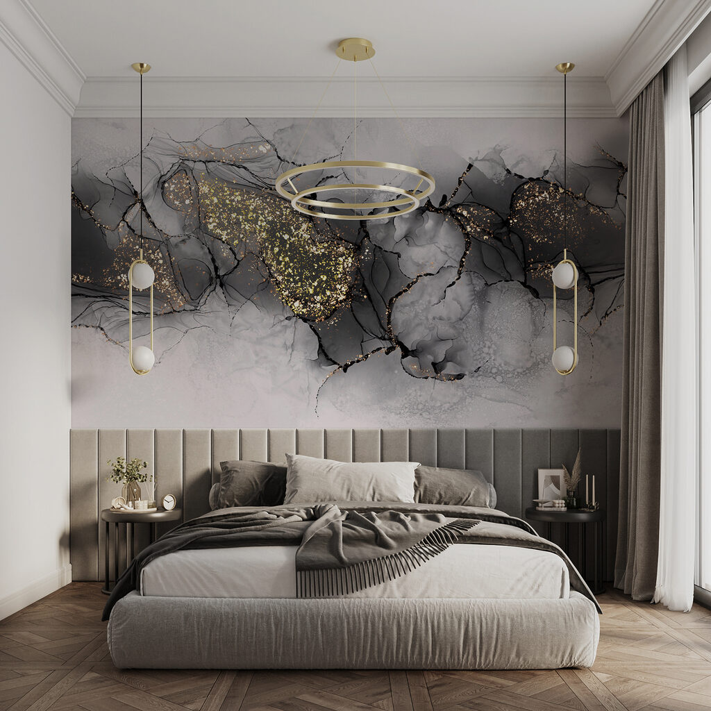 Nubes grises y doradas — interior 2