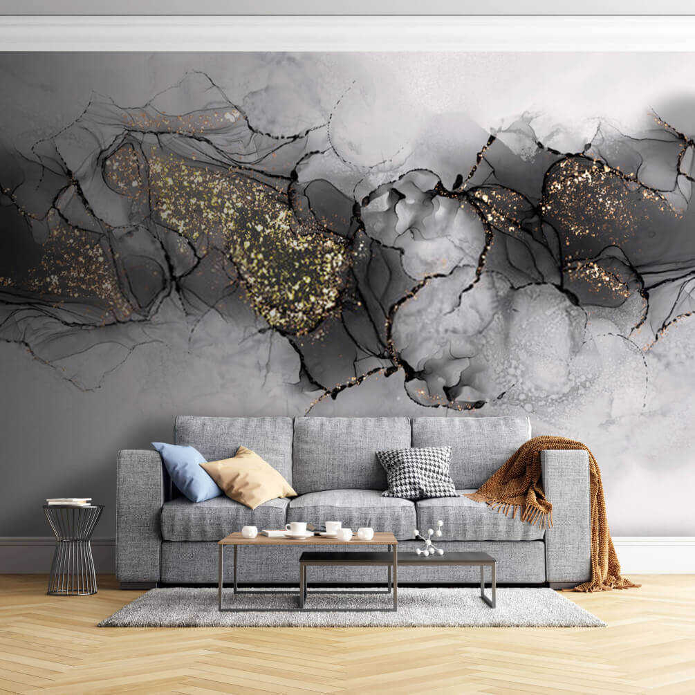 Nubes grises y doradas — interior 1