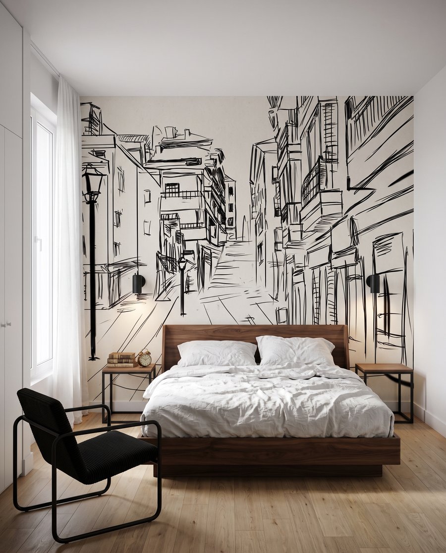 Calle en boceto — interior 2